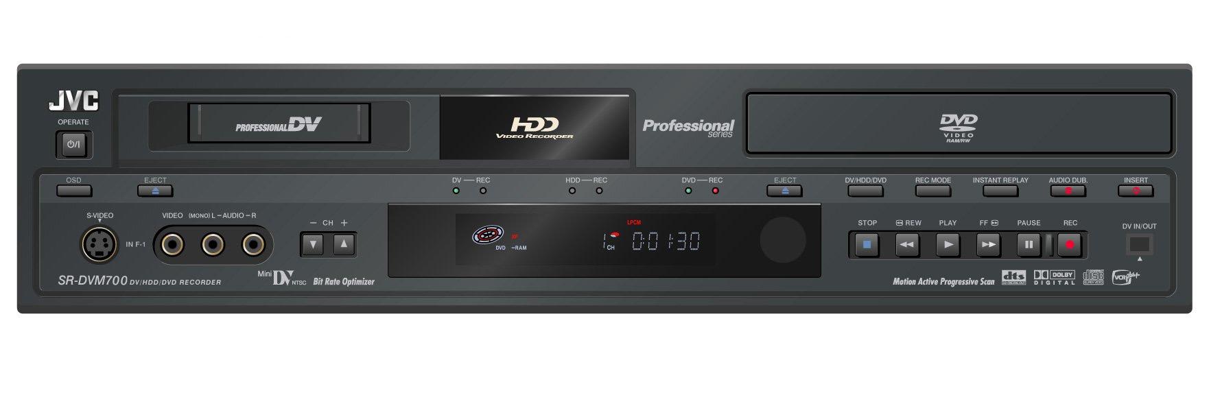Lecteur de salon biformats DVD & MiniDV